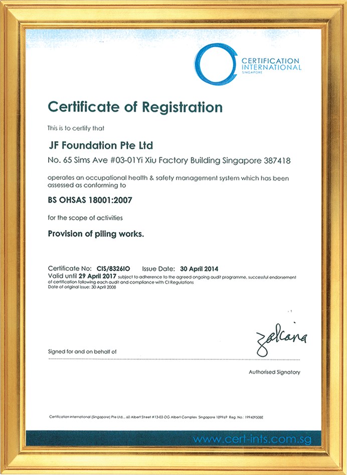 BS OHSAS 18001:2007